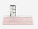 LOGITECH K580  SLIM MULTI-DEVICE WIRELESS Bluetooth Keyboard ENG 無線藍牙鍵盤 英文版 #LGTK580ENGPK [香港行貨]