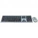 Verbatim Silent Wireless Combo (Keyboard + Mouse) 靜音無線鍵盤及滑鼠套裝 - Silver #66751 [香港行貨]