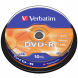 Verbatim DVD - R 4.7GB 16X 43523 10pcs 光碟 #0023942435235 [香港行貨]