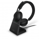 JABRA EVOLVE2 65 MS USB-A STEREO Headset Black w/Charging Stand 商務藍牙耳機連充電座 #26599-999-989 [香港行貨]