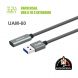 Elementz USB 3.2 Type-A to USB-CF Extension Cable 0.6m 延長線 - Gray #UAM-60 [香港行貨]