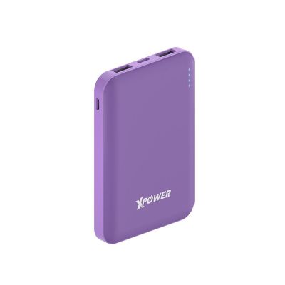 XPower Q1052 7000mAh Mini Portable Battery 迷你 外置充電器 - Purple #XP-Q1052-PP [香港行貨] iPhone 12 / Galaxy S20