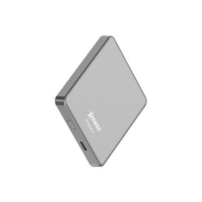 XPower MM5 Mag5 5000mAh Magnetic Wireless Power Bank 無線充+PD外置充電器 - Gray #XP-MM5-GY [香港行貨]