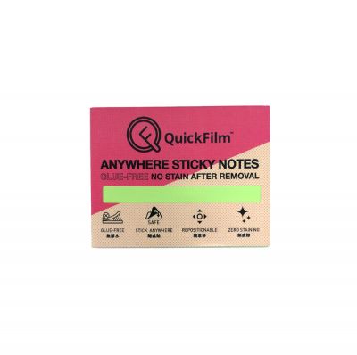 QuickFilm™ 全方位告示貼 (綠 / 100張) #QF1044