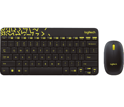 Logitech MK240 NANO WIRELESS COMBO無線鍵盤滑鼠組合(黑色) #LGTMK240-NANO-BK [香港行貨]