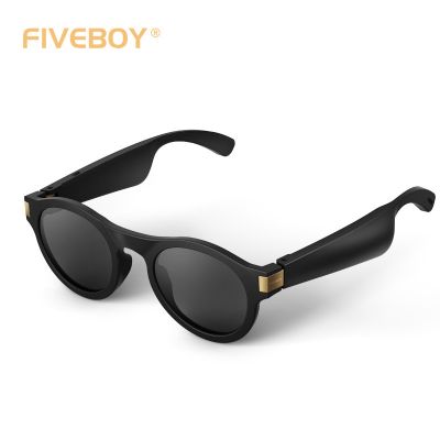 Fiveboy Bluetooth Sunglasses Headset 定向藍牙智能眼鏡耳機 (圓框) #FIVEBOY-C [香港行貨]