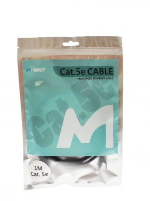 MPower Cat.5e Lan Cable 1M - Black #M5-1MBK [香港行貨]