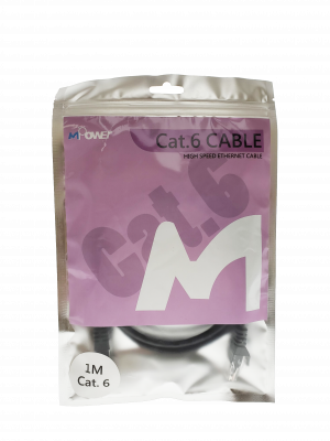 MPower Cat.6 Lan Cable 1M - Black #M6-1MBK [香港行貨]