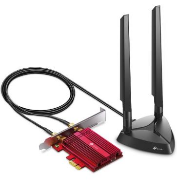 TP-LINK  TXE75E Wi-Fi 6E PCIE ADAPTER   藍牙 5.2 PCIe 網絡卡 #ARCHER-TXE75E [香港行貨]