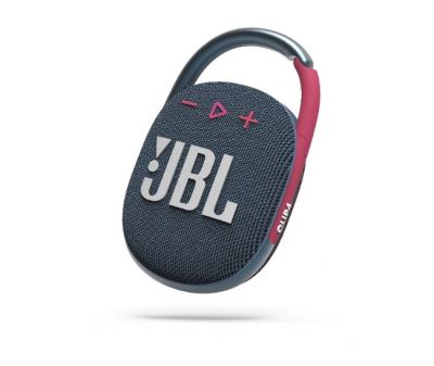 JBL Clip 4 Ultra-Portable Waterproof Bluetooth Speaker-Blue Coral 便攜防水藍牙喇叭 藍紅 #JBLCLIP4BLCO [香港行貨]