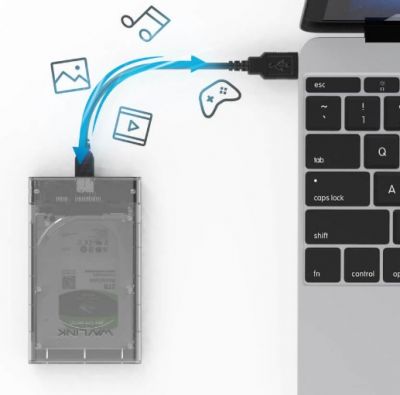 WAVLINK ST239 USB 3.0 SATA Hard Drive Enclosure for 2.5' HDD SSD 硬盤盒 #WL-ST239 [香港行貨]