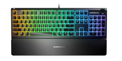 STEELSERIES Apex 3 Water resistant gaming keyboard (US)  防水游戲鍵盤 #64795 [香港行貨]