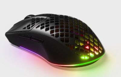 STEELSERIES Aerox 3 Gaming wireless Mouse Onyx 超輕量無線電競滑鼠 #62612 [香港行貨]
