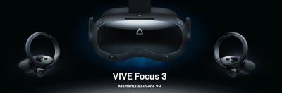 HTC VIVE Focus 3 Masterful all-in-one VR 虛擬實境穿戴裝置 #99HASY014-00 [香港行貨]