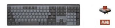 LOGITECH MX Mechanical KB Tactile GY keyboard 無線炫光高效鍵盤 茶軸 #MXMECHTGY　 [香港行貨]