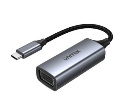 UNITEK Type-C to VGA 1080P FHD Adapter USB-C 轉 VGA 轉接器 #V1413A [香港行貨]