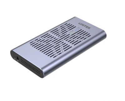 Unitek SolidForce USB-C to PCIe/NVMe M.2 SSD 20Gbps Dual Bay Enclosure with Offline Clone s 雙托架機箱，連離線克隆 #S1206A [香港行貨]