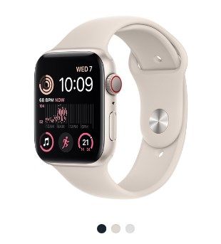 Apple Watch SE GPS Sport band 44mm 鋁金屬錶殼運動錶帶 44毫米 [香港行貨]