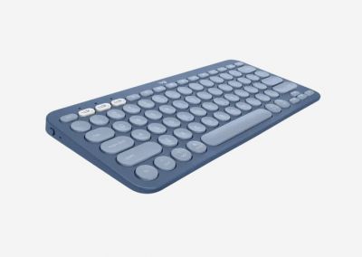 LOGITECH K380 Multi Dev Bluetooth Wireless Keyboard ENG Blue 適用於 MAC 的 K380 跨平台藍牙鍵盤 夜藍色 #LGTK380BLBR-AP [香港行貨]