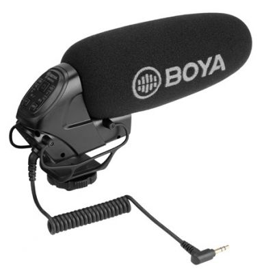 BOYA BY-BM3032  Directional On-camera Broadcast Microphone 廣播麥克風 #BY-BM3032 [香港行貨]