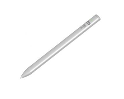 Logitech Crayon Pen Silver 像素級精確度數位筆 銀色 #914-000073 [香港行貨]