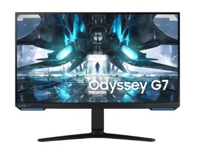 Samsung 28" Odyssey G7 UHD Gaming MONITOR 平面電競顯示器 (144Hz) #LS28AG700NCXXK [香港行貨]