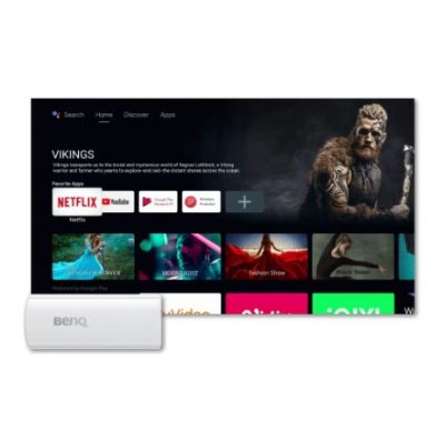BenQ QS02 Google Android TV Dongle Google 官方認證授權 Android TV™ 電視棒 #QS02 [香港行貨]