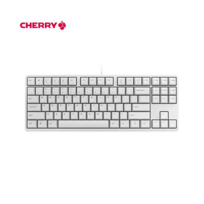 CHERRY G80-3000S TKL Gaming Keyboard 白框無燈機械式遊戲鍵盤 - 黑軸 #G80-3830LUAEU-0 [香港行貨]