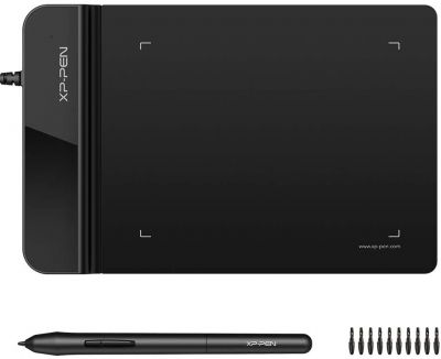 XP-PEN Star G430S Digital Graphic Drawing Tablet 數位板 遊戲板 繪圖板 #STARG430S_B [香港行貨]