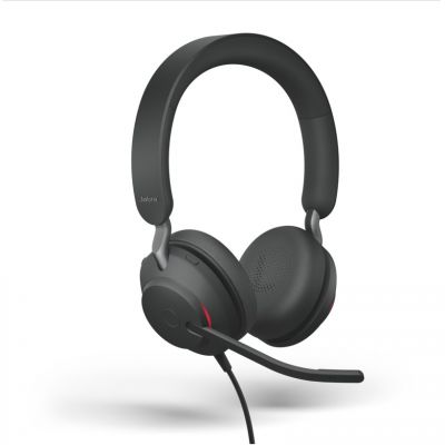 Jabra Evolve2 40 MS Stereo USB-C Headset Black 商務耳機 #24089-999-899 [香港行貨]