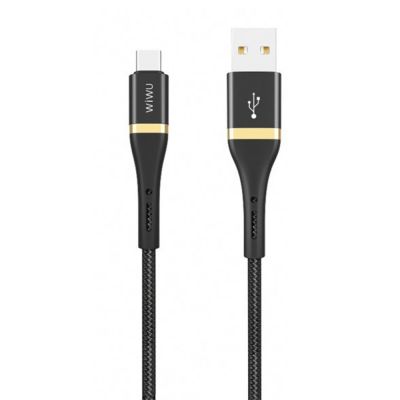 WIWU USB to Type-C Cable 1.2M 尼龍編織 數據線 傳輸線 #ED101-1.2M [香港行貨]