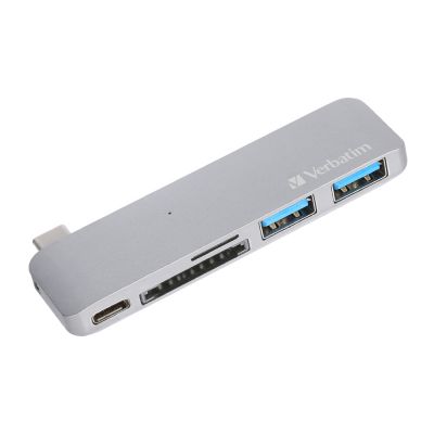 Verbatim USB Type-C  Hubs 5in1 (Grey)  #65044