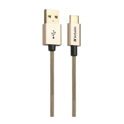 Verbatim 30cm USB-C™ to USB-A Cable (Gold) / #65216  -  ee