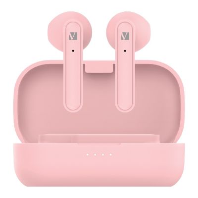Verbatim BT5.0 Flat TWS Earbuds 平耳式 真無線耳機 - Pink #66620 [香港行貨]