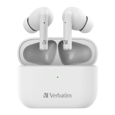 Verbatim Bluetooth 5.0 In-Ear TWS Earbuds 真無線耳機 - White #66623 [香港行貨]