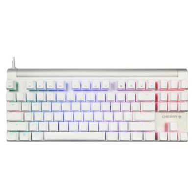 CHERRY G80-3880 MX8.0 TKL Gaming Keyboard 銀框RGB 機械式鍵盤 - 紅軸 [香港行貨]