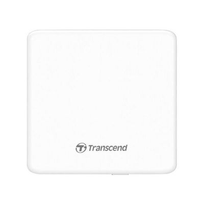 Transcend Portable 8X DVD-RW USB 外接式燒錄機  -WH #TS-TS8XDVDS-W [香港行貨]