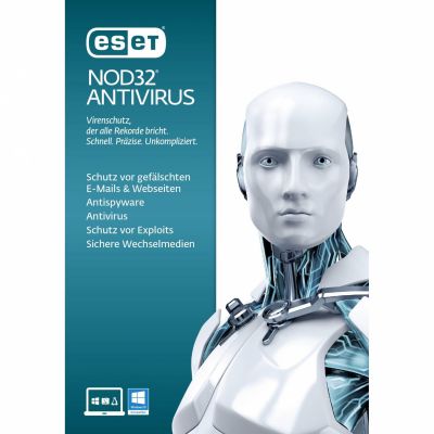 ESET NOD32 Antivirus 防毒軟件 1U 2Y(CHI)
