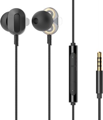HP DHE-7003 3.5mm In-Ear Earphones w/Volume Adjustment & Microphone 入耳式麥克風耳機 #DHE-7003 [香港行貨]
