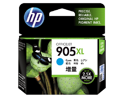 HP 905XL Cyan Original Ink Cartridge T6M05AA 墨盒 #T6M05AA [香港行貨]