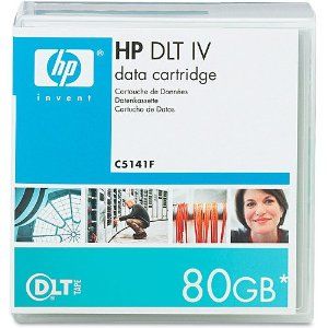 HP Backup Tape C5141F DLT IV (40/80GB Naitve Data Cartridge for 
