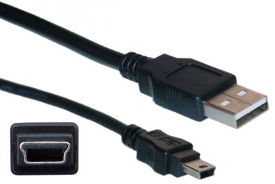 USB A TO USB MINI ( 3 FT)