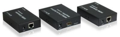 Portta V1.3 HDMI 1x2 Splitter by Cat5e/6 Lan Cable Support 3D & 