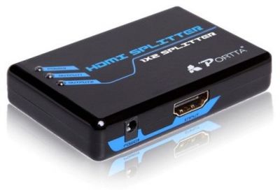 PORTTA HDMI Splitter 1X2 PORT Version 1.3 #PET0102 