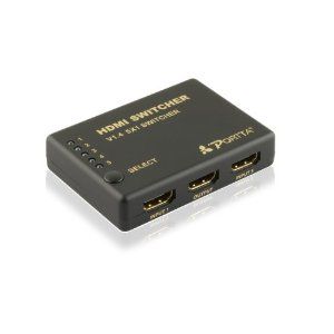 PORTTA HDMI SWITCHER 5X1-OUT w/REMOTE - ee #PET0501S