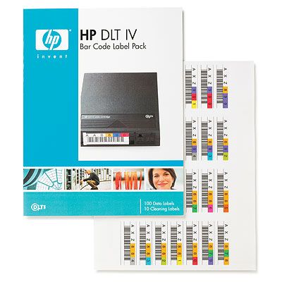 HP Backup Tape Q2004A HP SDLT IV bar code label pack