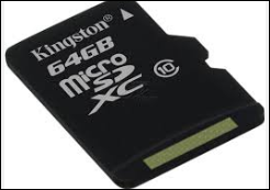 KINGSTON 64GB MICRO SDXC CARD (CLASS 10)