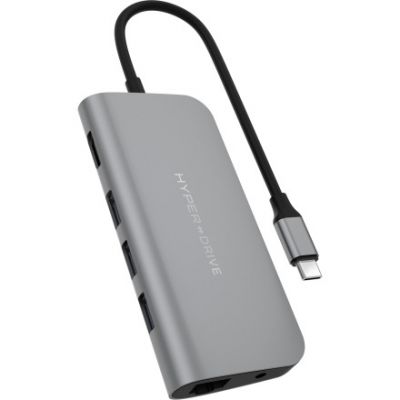 HyperDrive 9in1 USB-C Hub  - Gray 集線器 #HD30F-GY [香港行貨]