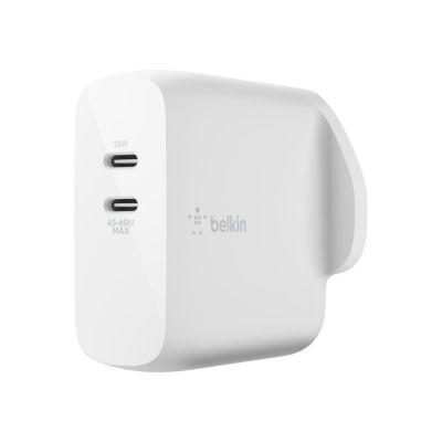 BELKIN BOOST CHARGE 63W 2x Type-C PD GAN Wall Charger - WH 家用充電器 #WCH003MYWH [香港行貨]