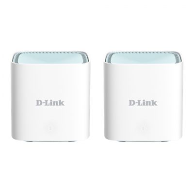 D-LINK Eagle Pro AI M15 AX1500 WiFi 6 Mesh Wireless Router 雙頻無線路由器 2PCS - WH #M15-2W/HK [香港行貨]